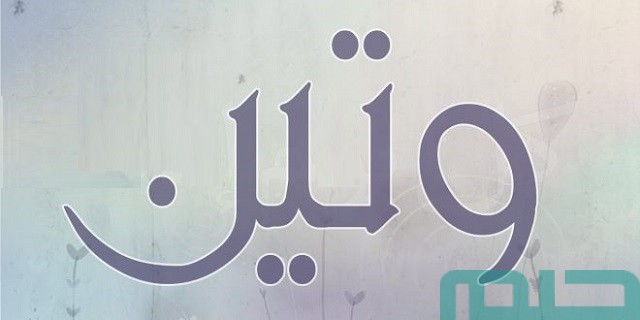 تفسير اسم وتين في المنام