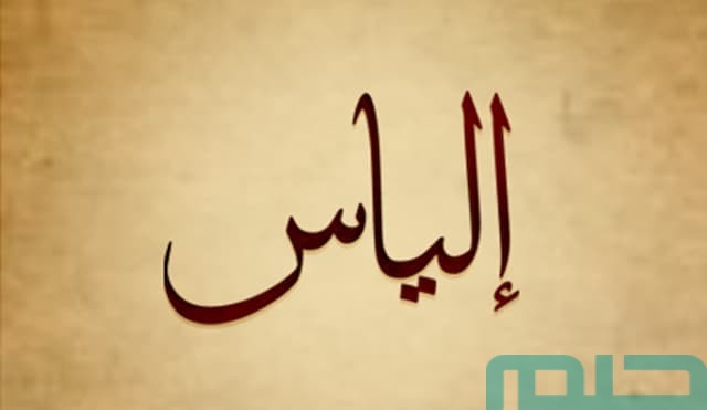 معنى اسم إلياس في المنام معنى اسم إلياس في المنام