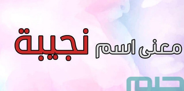 معنى اسم نجيبة في المنام معنى اسم نجيبة في المنام